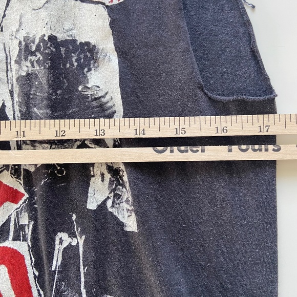 Vintage 80s Sex Pistols T-Shirt Mens Medium Sleeveless Distressed Music Band Tee - Picture 10 of 11